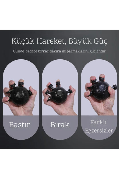 Gripball Bilek ve Parmak Güçlendirme Top – El Egzersiz ve Terapi Aparatı