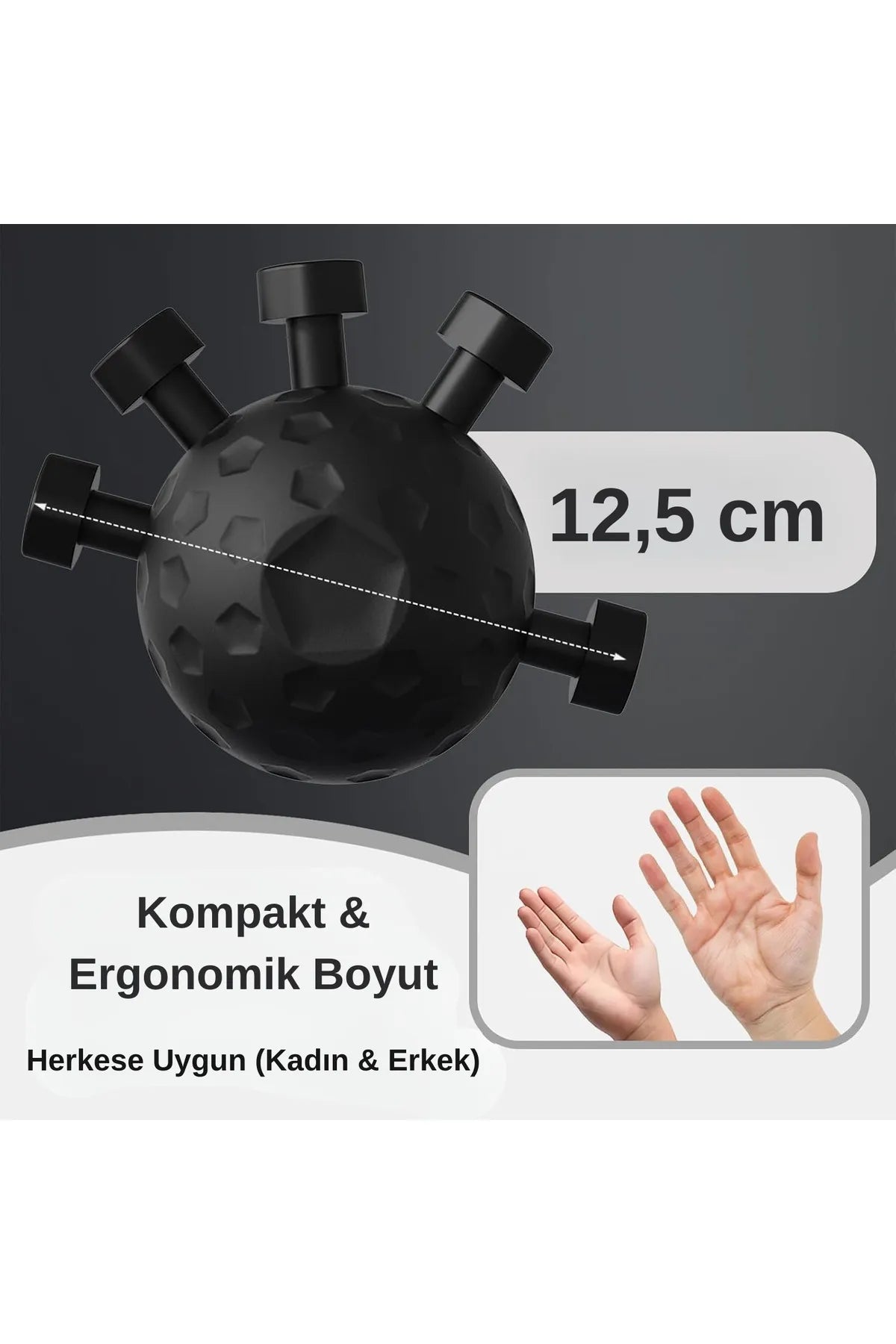 Gripball Bilek ve Parmak Güçlendirme Top – El Egzersiz ve Terapi Aparatı