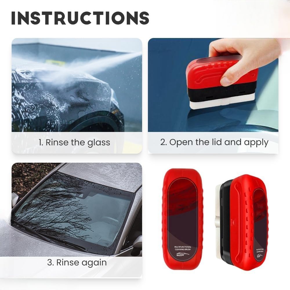 Su Bırakmayan Araç Camı Temizleme Süngeri